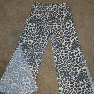 Three Bird Nest leopard side tie pants